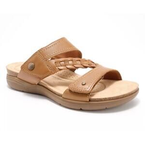 Clarks April‎ Raelyn Slide Leather Sandals for Women 12 NEW no box